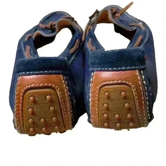 Cole Haan Navy Blue Suede Men’s Driver Loafer Classic. - Picture 3 of 4